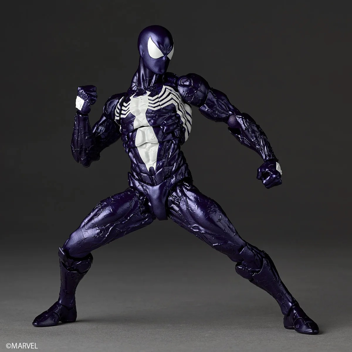Revoltech Amazing Yamaguchi Action Figure Symbiote Spider-Man - Purple Ver. Spider-Man By Kaiyodo