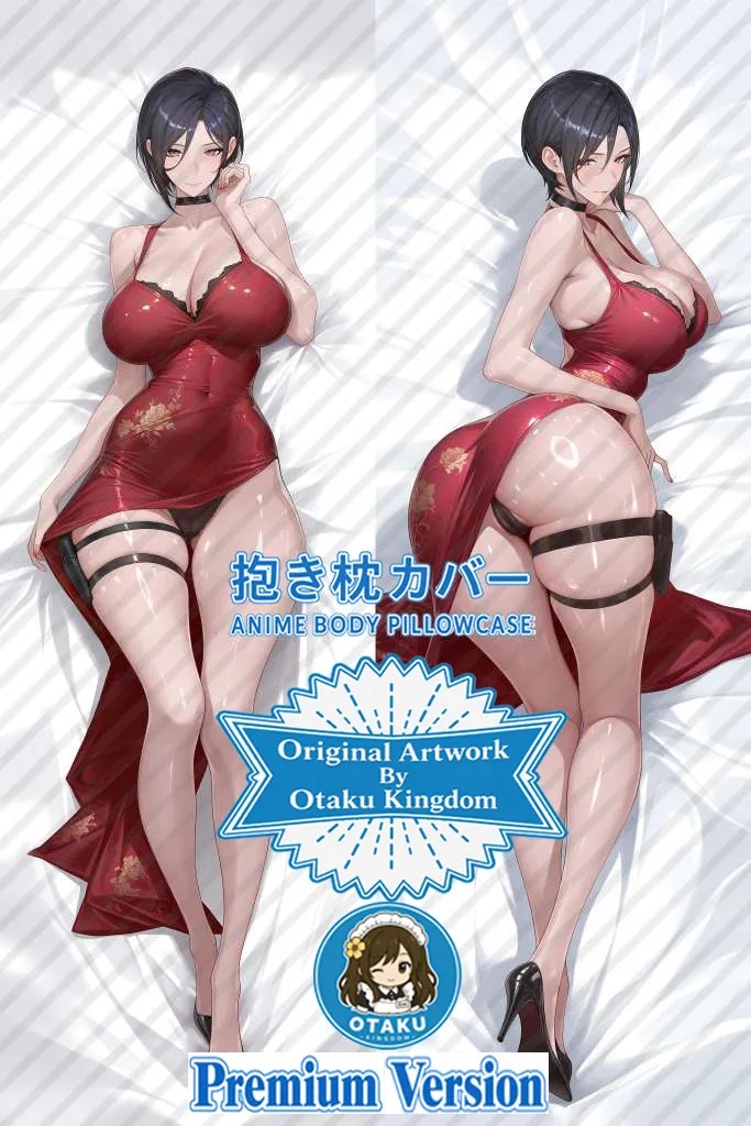 Dakimakura Anime Art Ada Wong - Resident Evil 4 Pillow Cover Only Premium Version By Otaku Kingdom