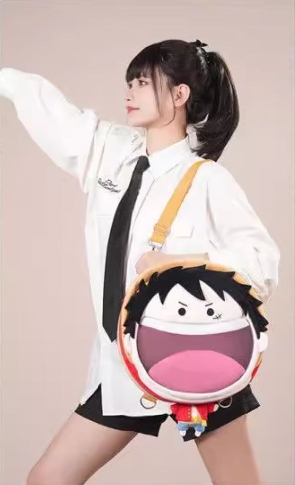[READY STOCK ITEM] Monkey D. Luffy UWA Series Head Mascot BIG Ita Bag - One Piece (32x42cm) By bilibili Goods
