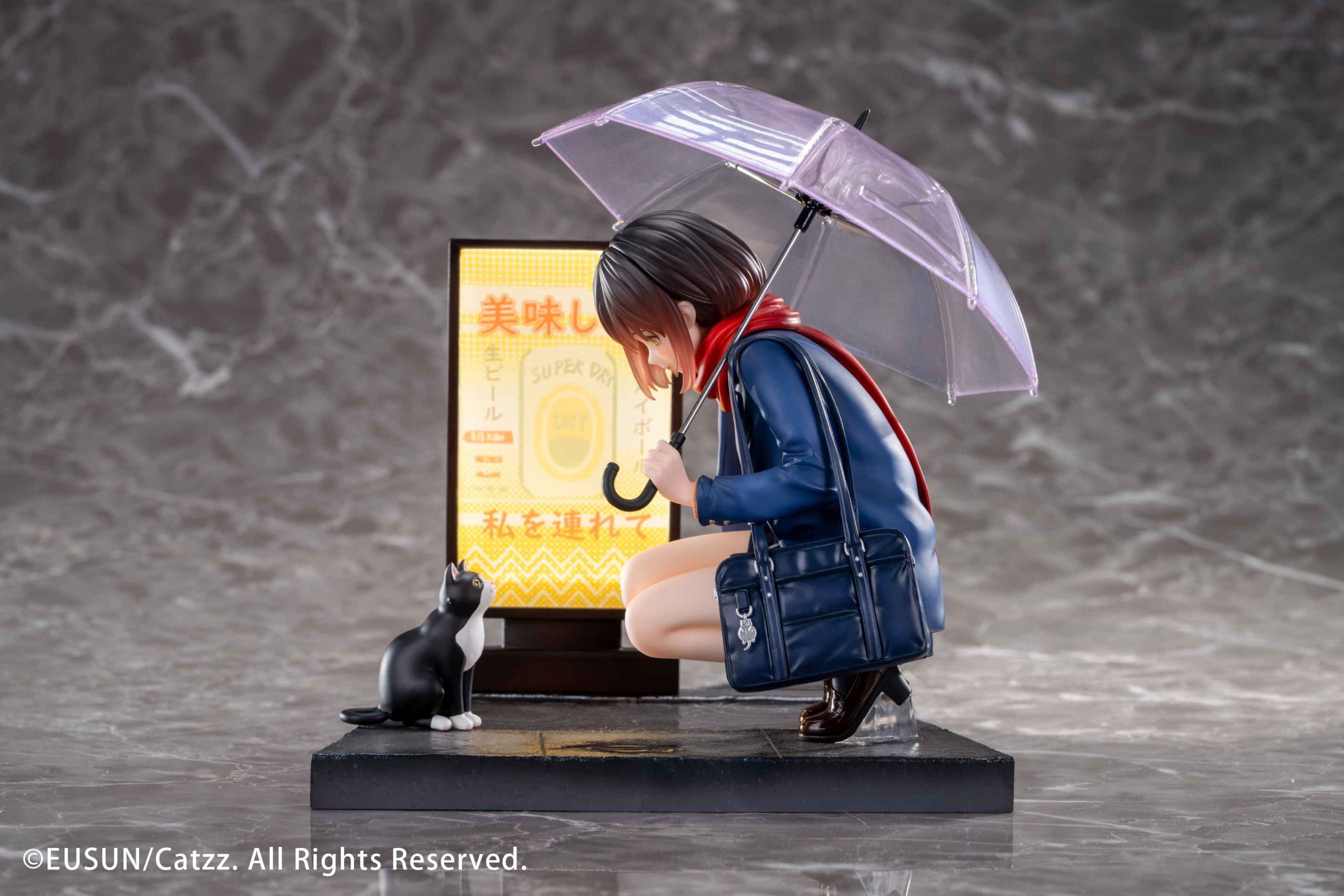Scaled Figure 1/7 Rainy Days Girl - Illustration by Catzz By Eusun