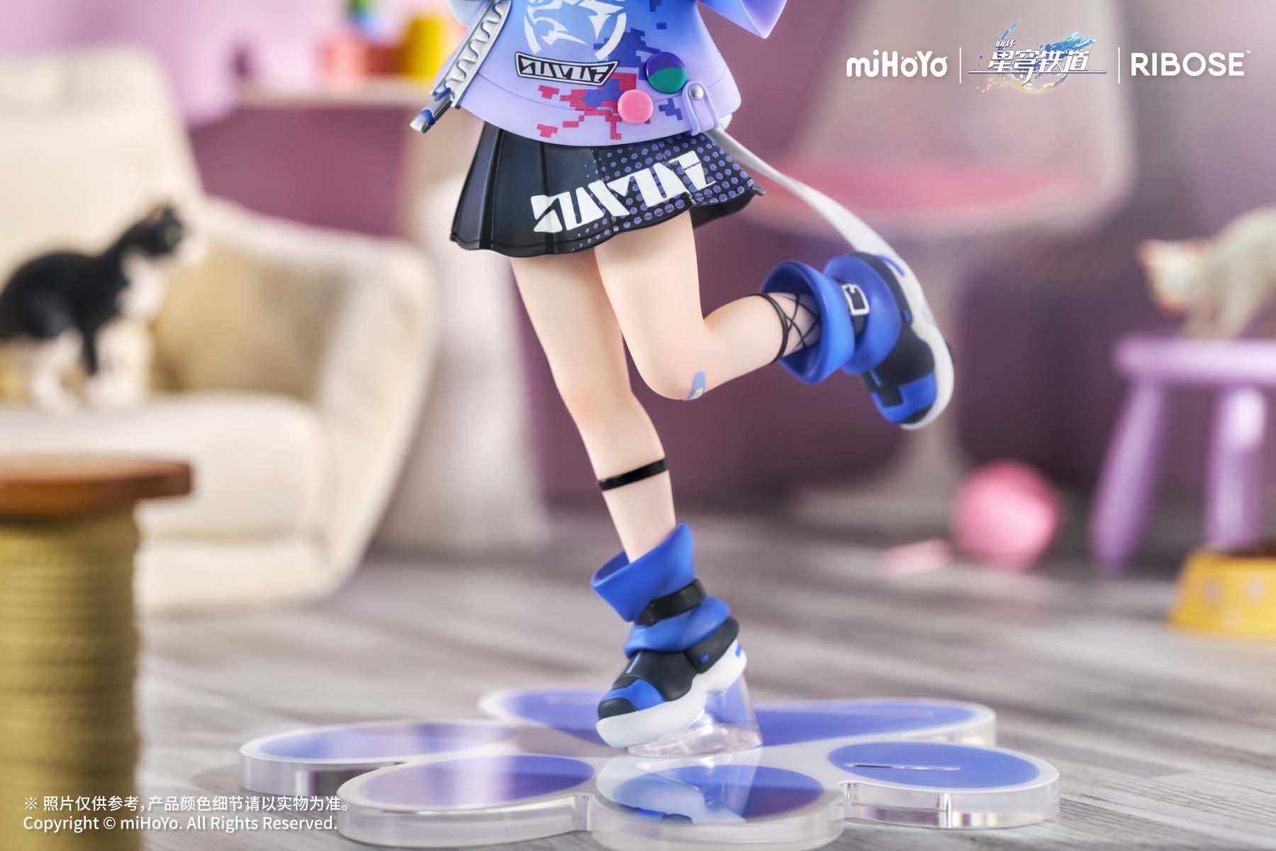 RISE UP+ Non Scaled Figure Silver Wolf - Little Cat Series Ver. Honkai: Star Rail (19cm) By RIBOSE