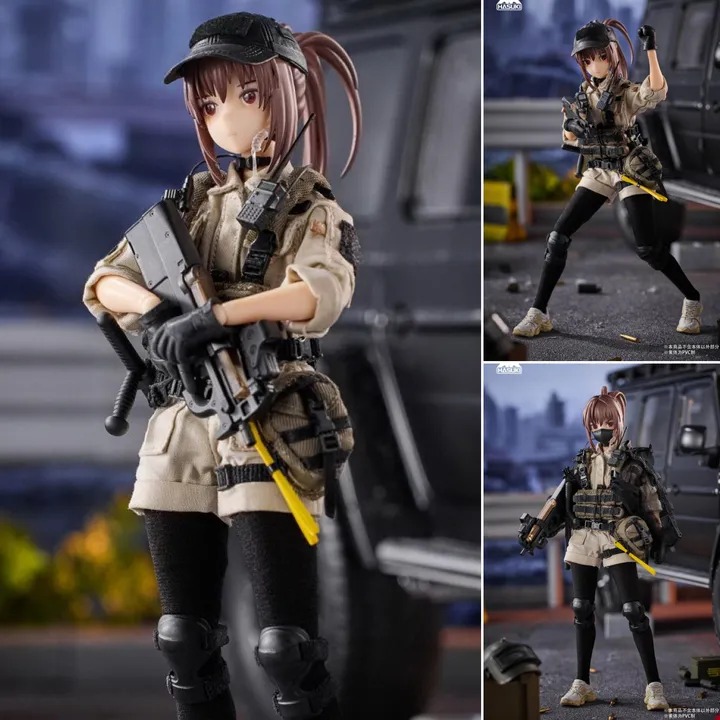 [READY STOCK ITEM] Action Figure 1/12 PA006 Pocket Art Series Security Hiyo Reizei By HASUKI