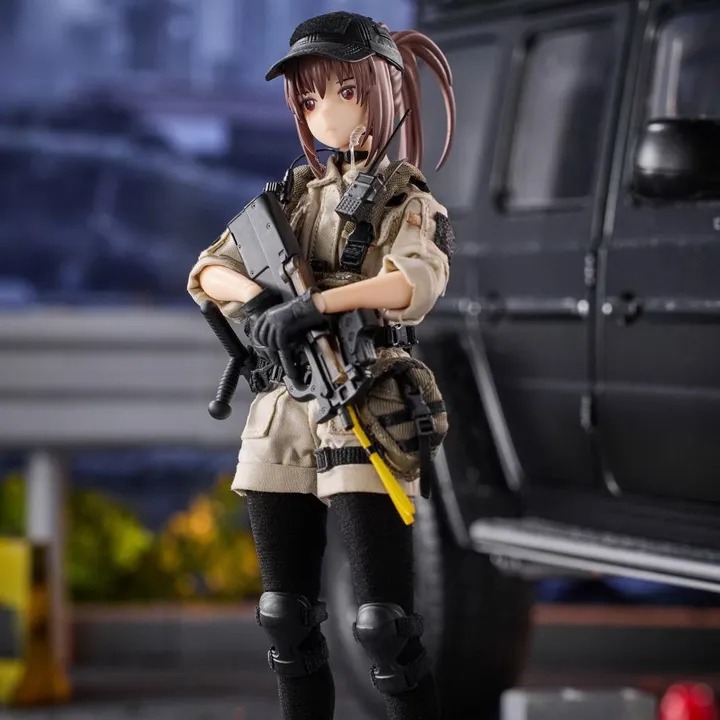 [READY STOCK ITEM] Action Figure 1/12 PA006 Pocket Art Series Security Hiyo Reizei By HASUKI