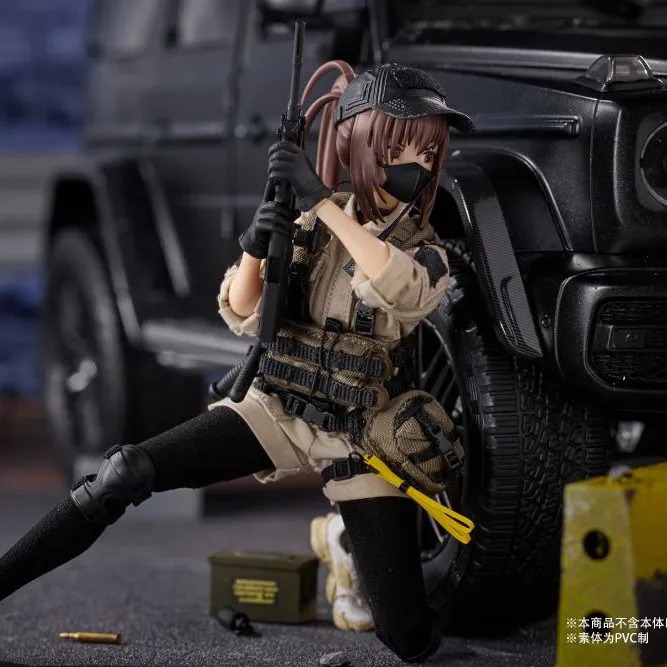 [READY STOCK ITEM] Action Figure 1/12 PA006 Pocket Art Series Security Hiyo Reizei By HASUKI