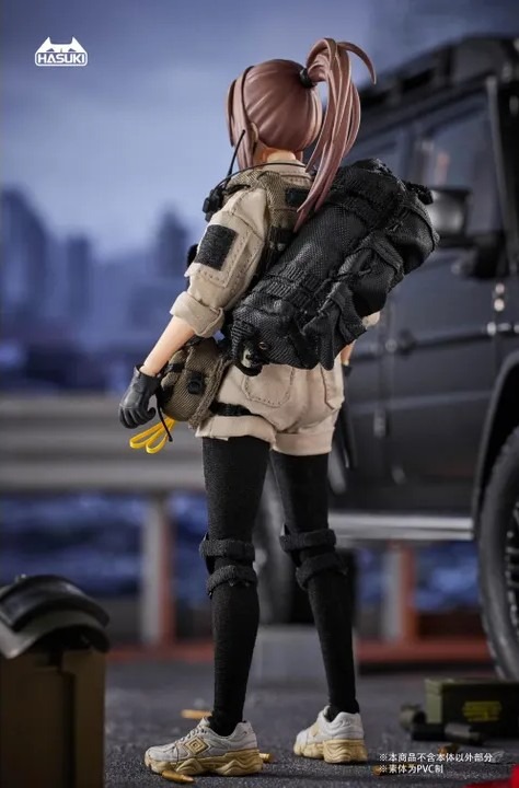 [READY STOCK ITEM] Action Figure 1/12 PA006 Pocket Art Series Security Hiyo Reizei By HASUKI