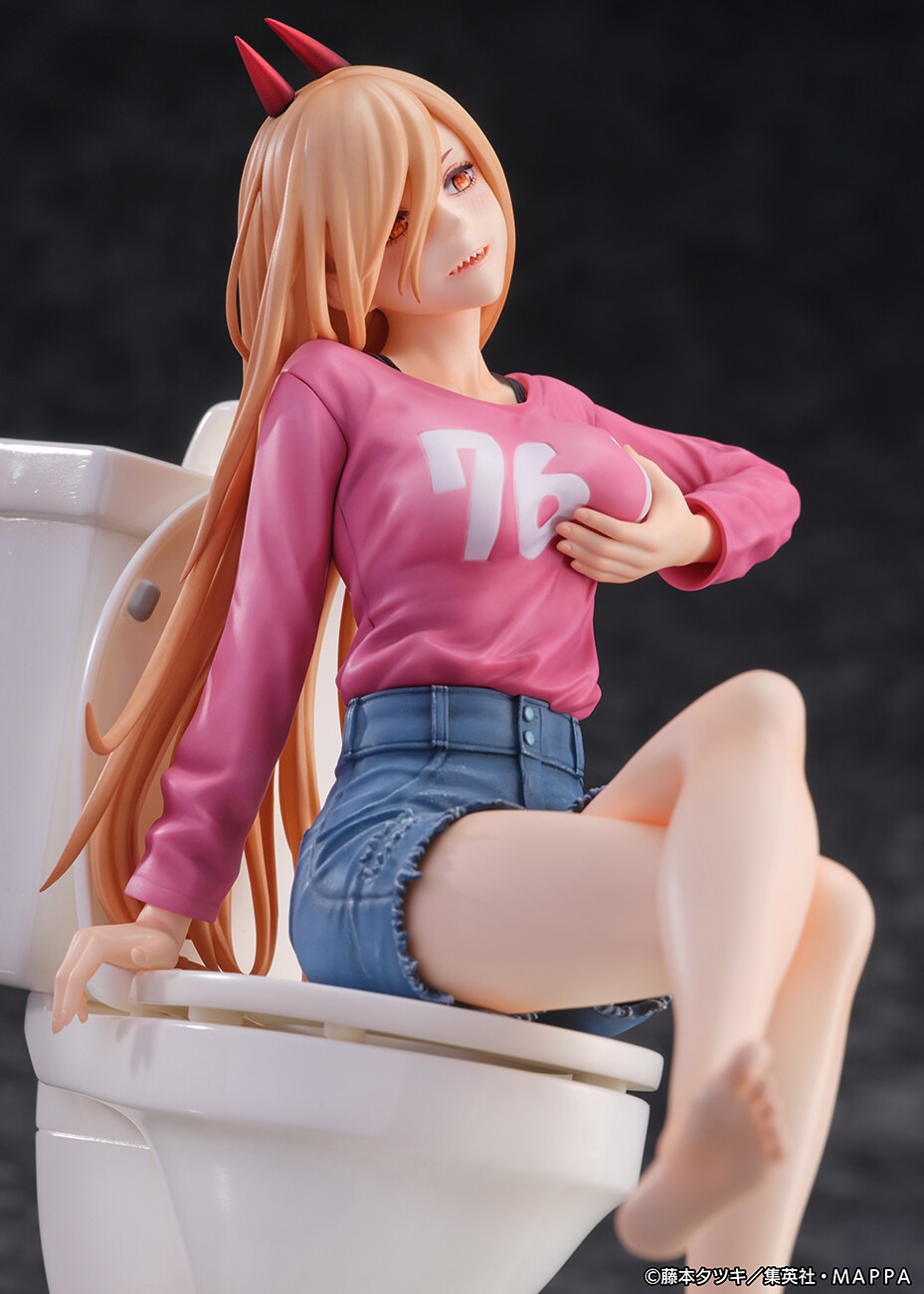 [READY STOCK ITEM] Shibuya Scramble Scaled Figure 1/7 Power - Chainsaw Man By eStream