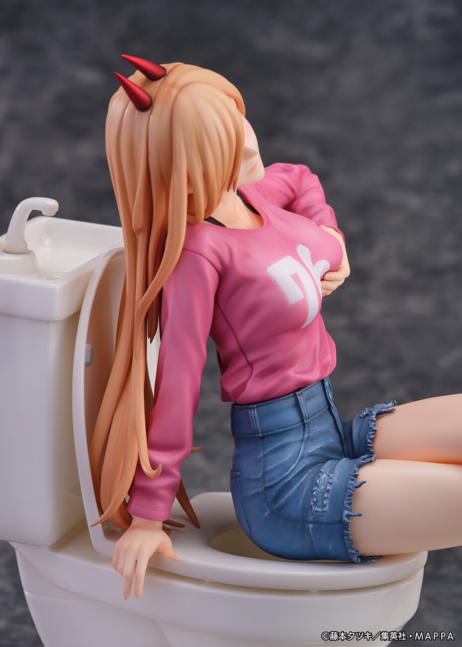 [READY STOCK ITEM] Shibuya Scramble Scaled Figure 1/7 Power - Chainsaw Man By eStream