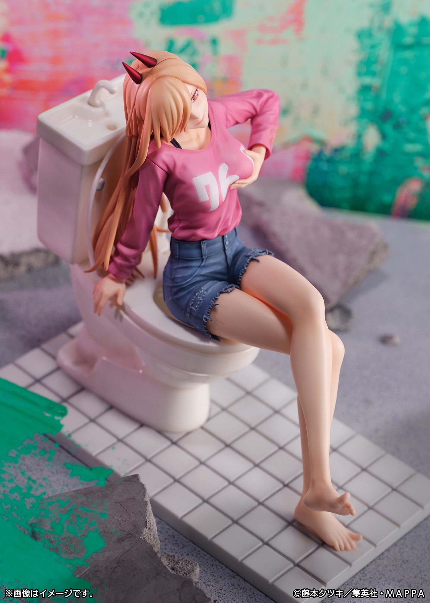 [READY STOCK ITEM] Shibuya Scramble Scaled Figure 1/7 Power - Chainsaw Man By eStream