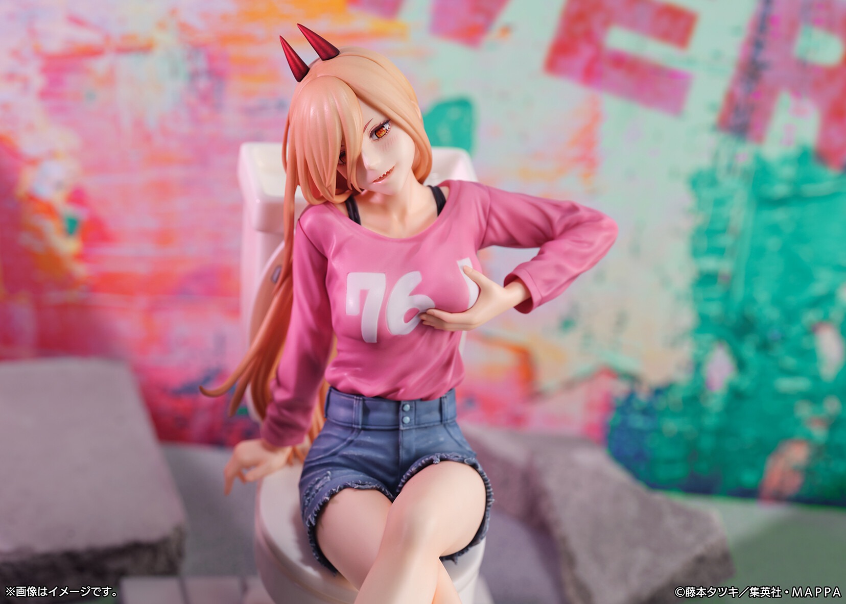 [READY STOCK ITEM] Shibuya Scramble Scaled Figure 1/7 Power - Chainsaw Man By eStream