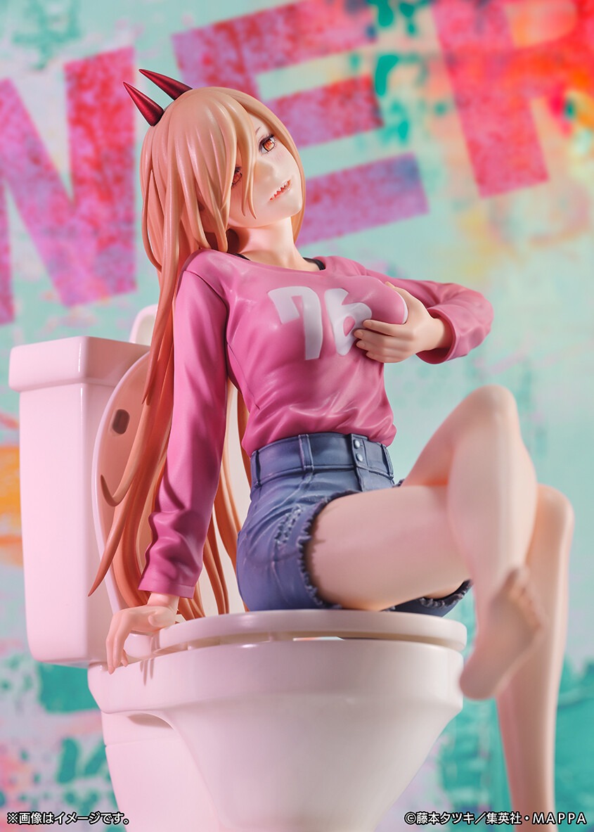 [READY STOCK ITEM] Shibuya Scramble Scaled Figure 1/7 Power - Chainsaw Man By eStream