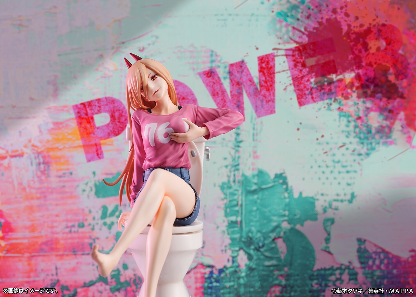 [READY STOCK ITEM] Shibuya Scramble Scaled Figure 1/7 Power - Chainsaw Man By eStream