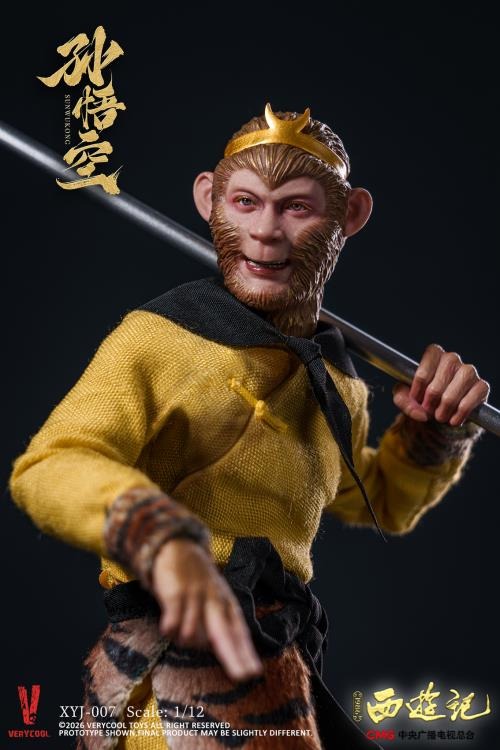 Action Figure 1/12 Sun Wukong - Journey to the West (1986) 40th Anniversary Collector's Edition By Very Cool