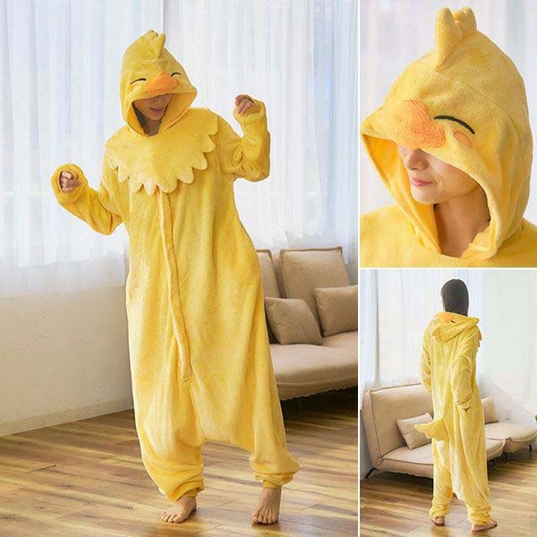 Pajamas Costume Fat Chocobo Free Size - FINAL FANTASY XIV By Square Enix