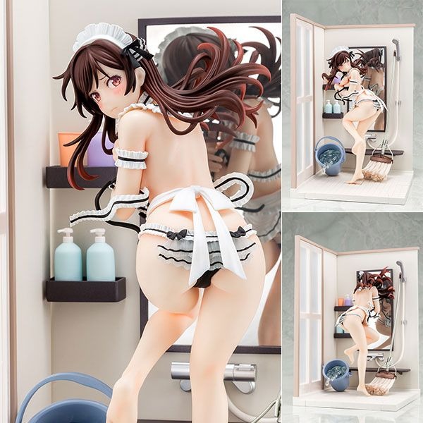Scaled Figure 1/6 Mizuhara Chizuru - Maid Bikini de Cleanup Kanojo, Okarishimasu By Hakoiri Musume