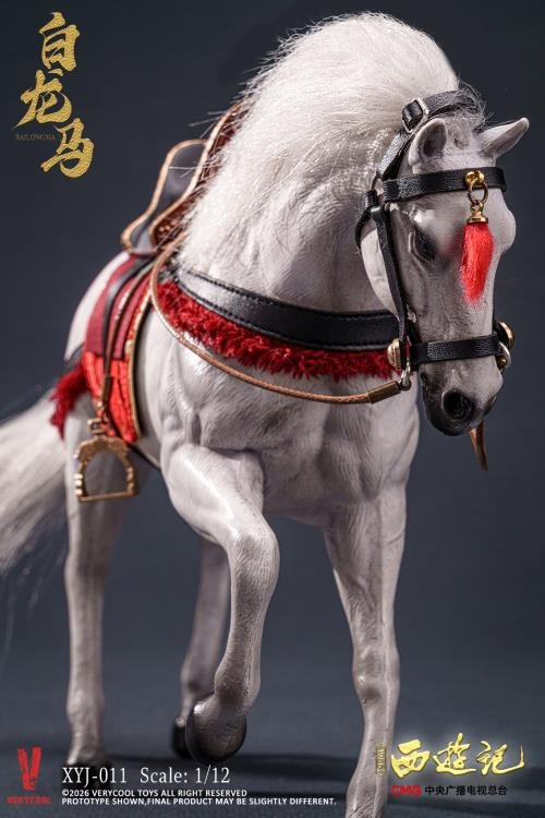 Action Figure 1/12 White Dragon Horse - Journey to the West (1986) 40th Anniversary Collector's Edition By Very Cool