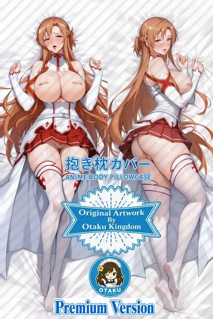 Dakimakura Anime Art Asuna Yuuki - Sword Art Online Pillow Cover Only Premium Version By Otaku Kingdom