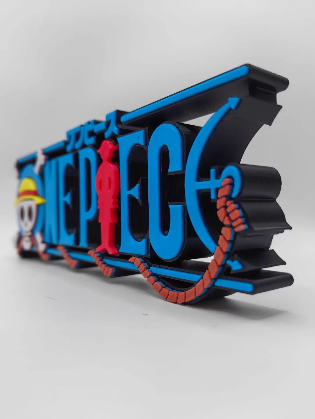 Epic 3D Premium Printed One Piece Logo Display Standee - The Ultimate Anime Shelf Sign! By Otaku Kingdom