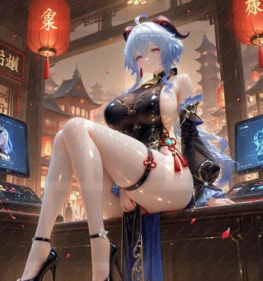 Image of Ganyu (Genshin Impact) – 150 Pcs Uncensored High-Res NSFW Digital Art Collection [No Watermark]