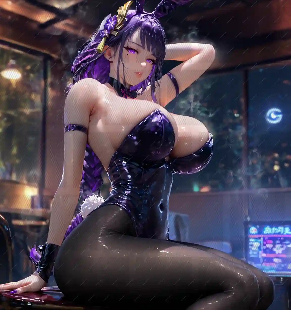 Raiden Shogun (Genshin Impact) – 154 Pcs Uncensored High-Res NSFW Digital Art Collection [No Watermark]