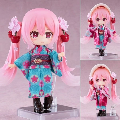Image of Nendoroid Doll Sakura Miku - Hakodate 2025 Ver. Vocaloid By Good Smile Company