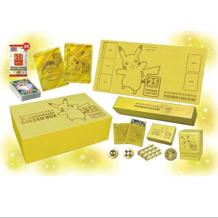 Pokémon TCG Sword & Shield 25th Anniversary Collection Golden Box Supply Set (Japanese)