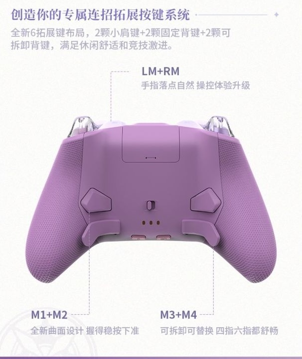 Honkai: Star Rail APEX 4 Elite Gaming Controller + Charging Base Castorice Model By Mihoyo