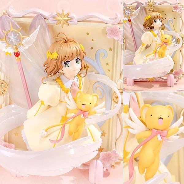 Framed Art Figure Kinomoto Sakura & Kero-chan - Cardcaptor Sakura: Clear Card By Pop Mart x Gong