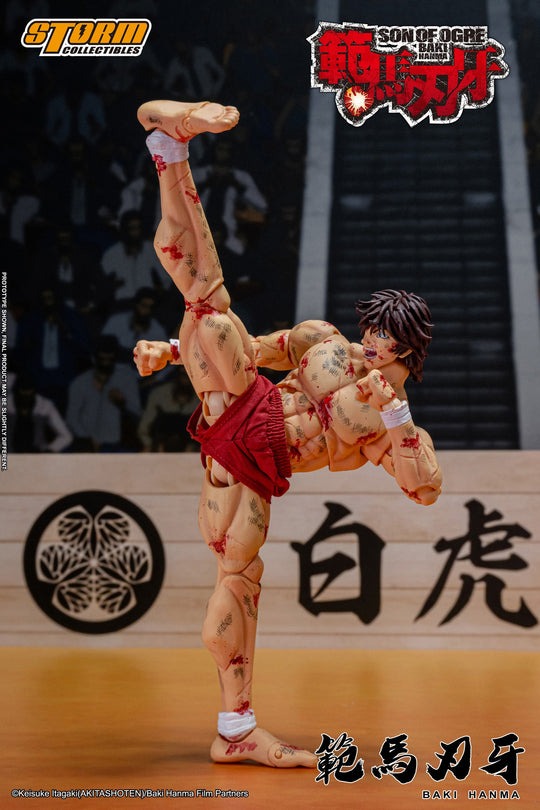 [LIMITED PRE-ORDER] Action Figure 1/6 Baki Hanma Son of Ogre The Strongest Father-son Fight on Earth 2024 Anime Pro Festival Event exclusive Edition By Storm Collectibles