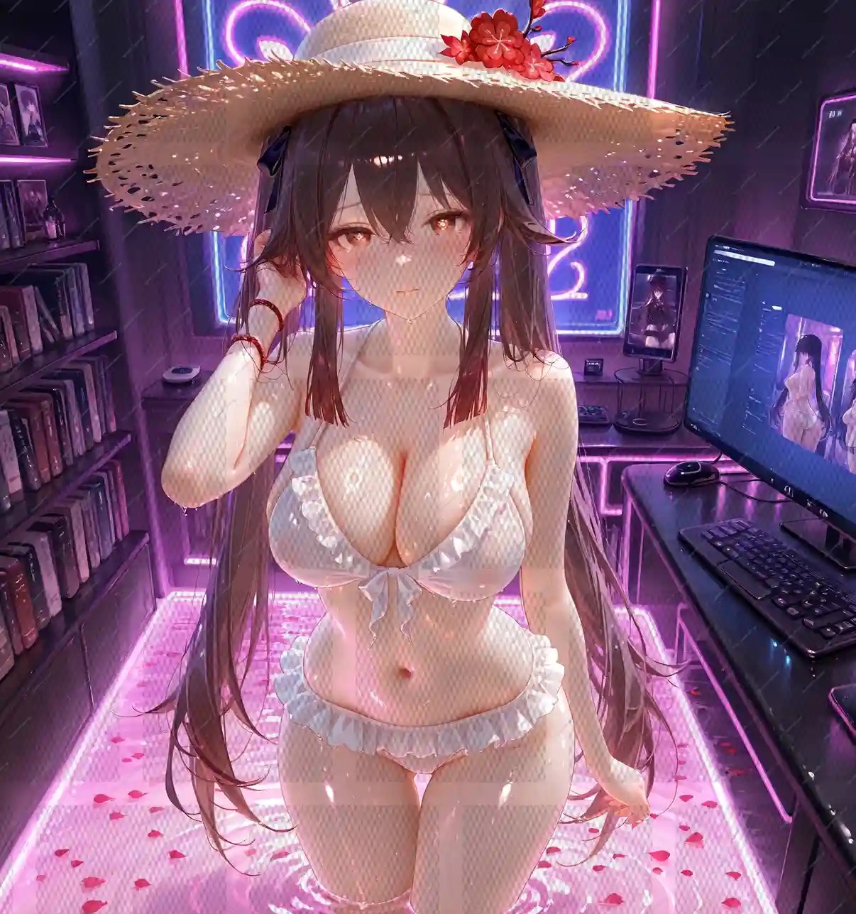 Hu Tao (Genshin Impact) – 122 Pcs Uncensored High-Res NSFW Digital Art Collection [No Watermark]