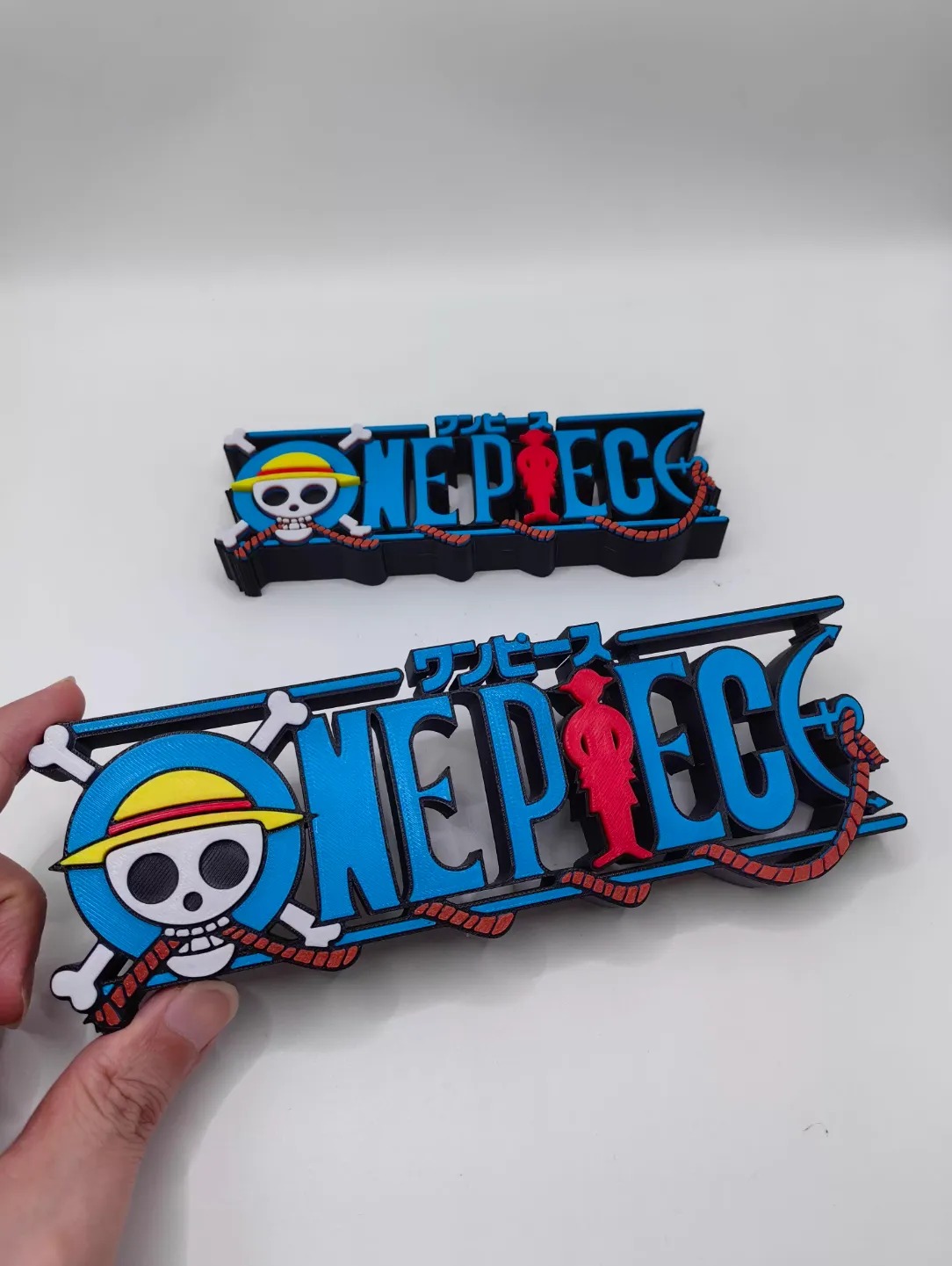 Epic 3D Premium Printed One Piece Logo Display Standee - The Ultimate Anime Shelf Sign! By Otaku Kingdom