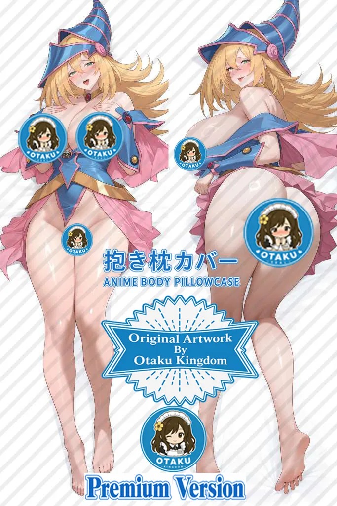 Dakimakura Anime Art Black Magician Girl / Dark Magician Girl - Yu-Gi-Oh! Duel Monsters Pillow Cover Only Premium Version By Otaku Kingdom