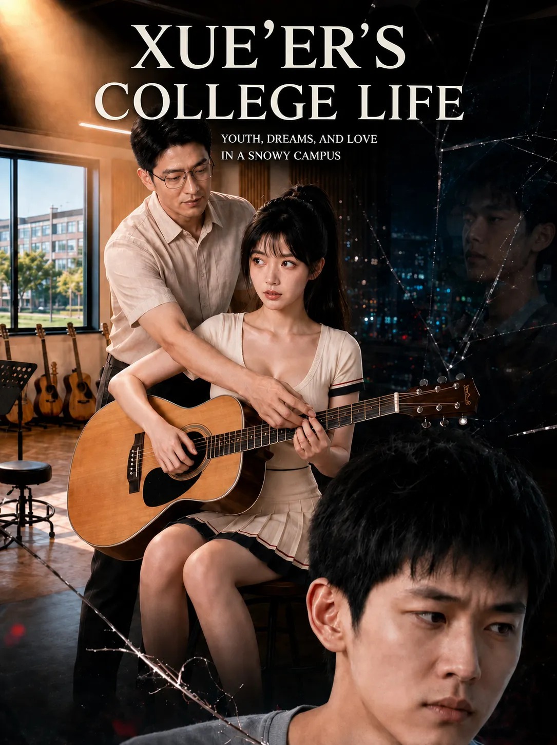Xue'er's College Life Eps 1-3 7 Min - Fully Uncensored AI R18 Video With English Subtitle (AIAV-076)