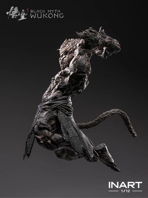 Action Figure 1/12 Stone Monkey - Black Myth : Wukong By INART