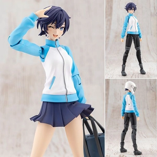 Image of Sousai Shoujo Teien Plastic Model 1/10 Saotome Rui - Touou High School Tracksuit Ver. By Kotobukiya