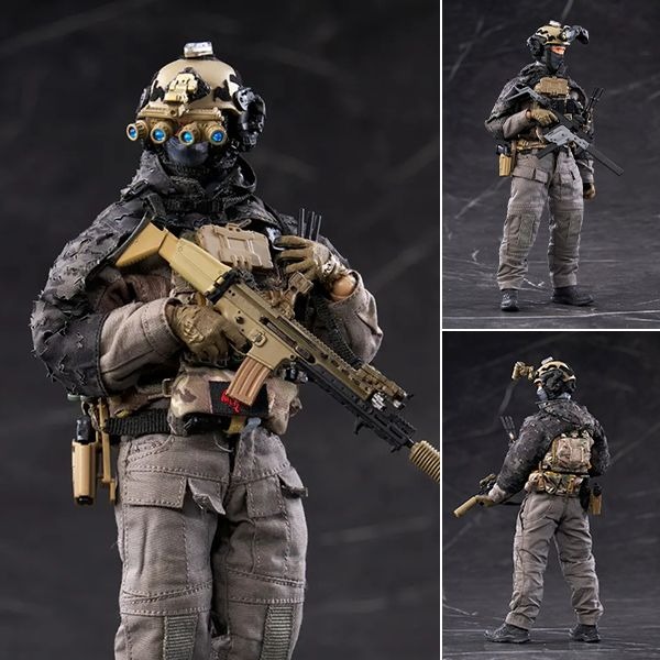 Action Figure 1/12 Black Ops SA-04 Veil Weaver - SALVO Series By HASUKI