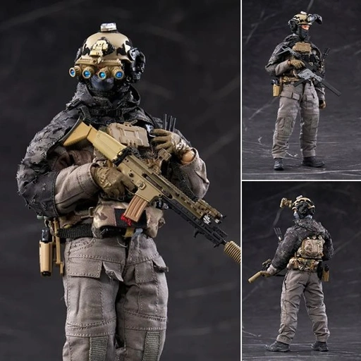 Image of Action Figure 1/12 Black Ops SA-04 Veil Weaver - SALVO Series By HASUKI