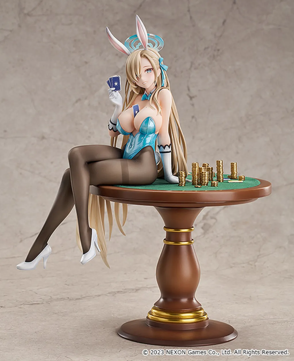 [READY STOCK ITEM] Scaled Figure 1/7 Ichinose Asuna - Game Playing Ver. Illustration by POPQN Blue Archive By Good Smile Arts Shanghai