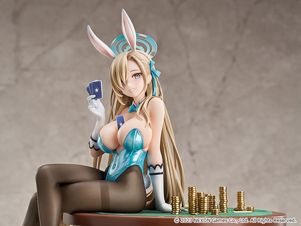 [READY STOCK ITEM] Scaled Figure 1/7 Ichinose Asuna - Game Playing Ver. Illustration by POPQN Blue Archive By Good Smile Arts Shanghai