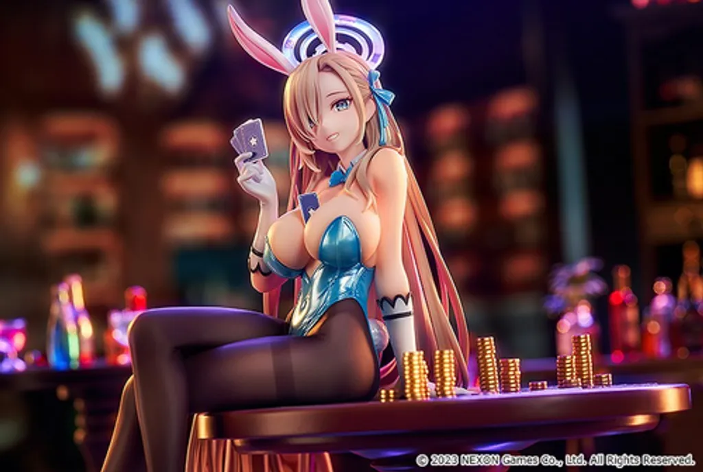 [READY STOCK ITEM] Scaled Figure 1/7 Ichinose Asuna - Game Playing Ver. Illustration by POPQN Blue Archive By Good Smile Arts Shanghai