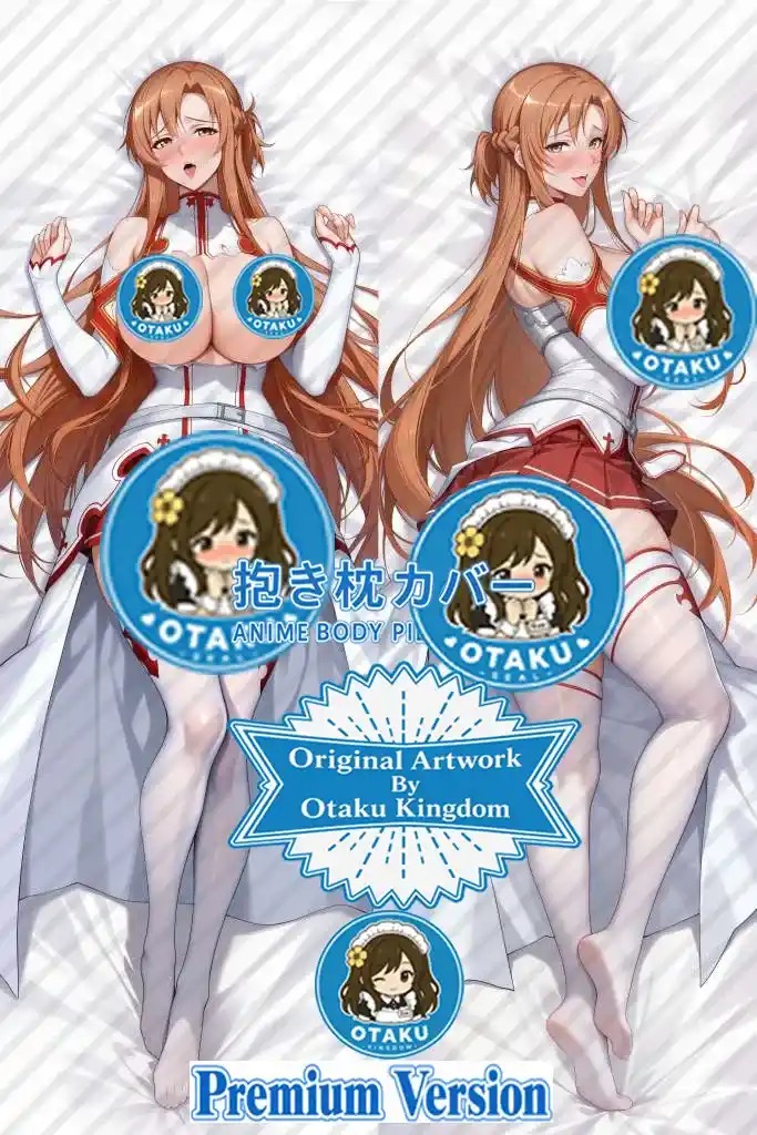 Dakimakura Anime Art Asuna Yuuki - Sword Art Online Pillow Cover Only Premium Version By Otaku Kingdom