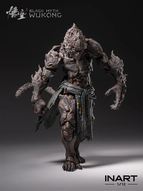 Action Figure 1/12 Stone Monkey - Black Myth : Wukong By INART