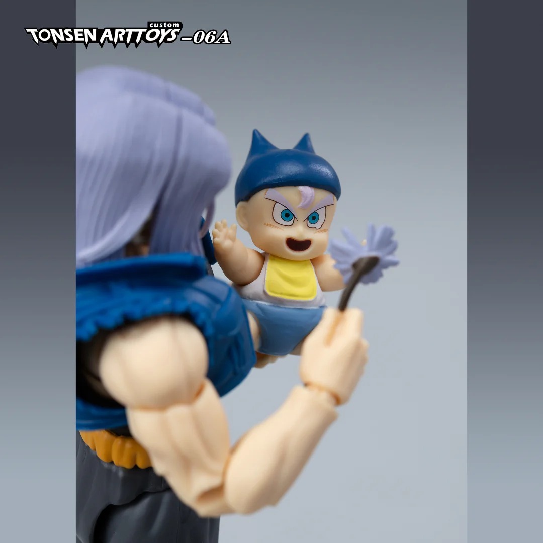 [READY STOCK ULTRA LIMITED ITEM] Action Figure 1/12 (Not SHF S.H.Figuarts) Trunks Unbound Wrath Warped Vengeance A Ver. - Dragonball Z By Tonsen Art Toys