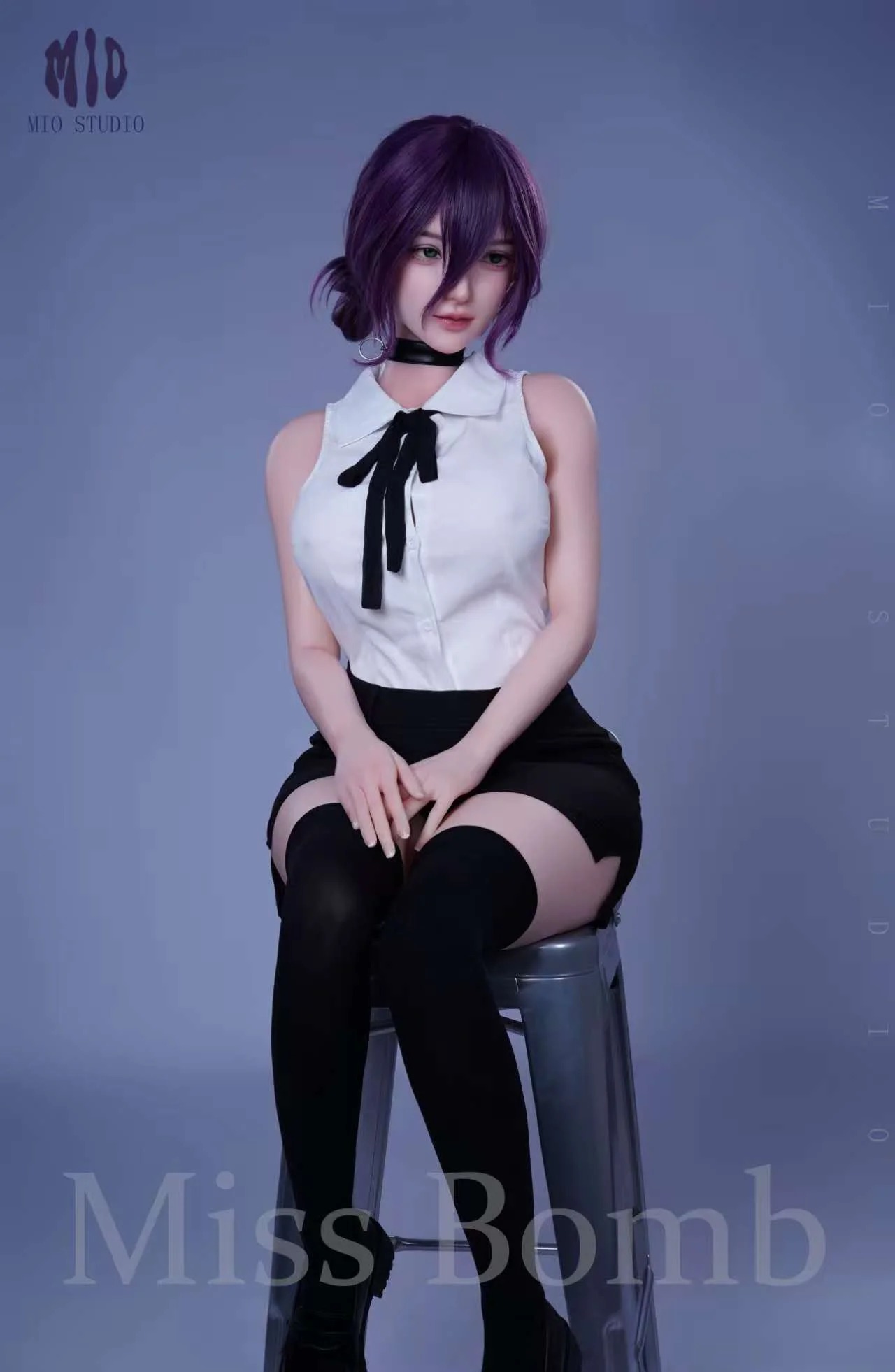 Silicone Action Figure Miss Bomb Reze - Chainsaw Man By Mio Studio