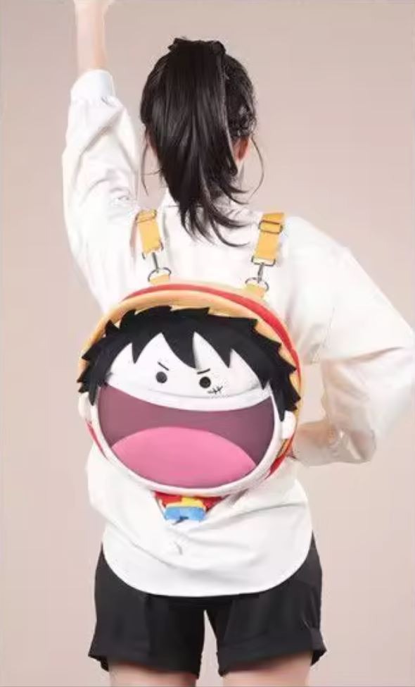 [READY STOCK ITEM] Monkey D. Luffy UWA Series Head Mascot BIG Ita Bag - One Piece (32x42cm) By bilibili Goods