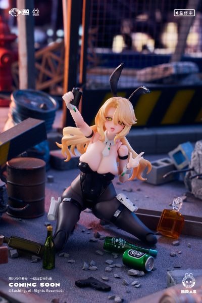 Bunny Rapid Action Squad 1/12 Action Figure Shieldbearer Erena By Sushing
