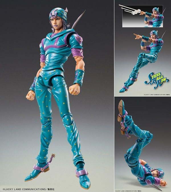 Super Action Statue Figure Johnny Joestar Second - Steel Ball Run By Medicos Entertainment Limited