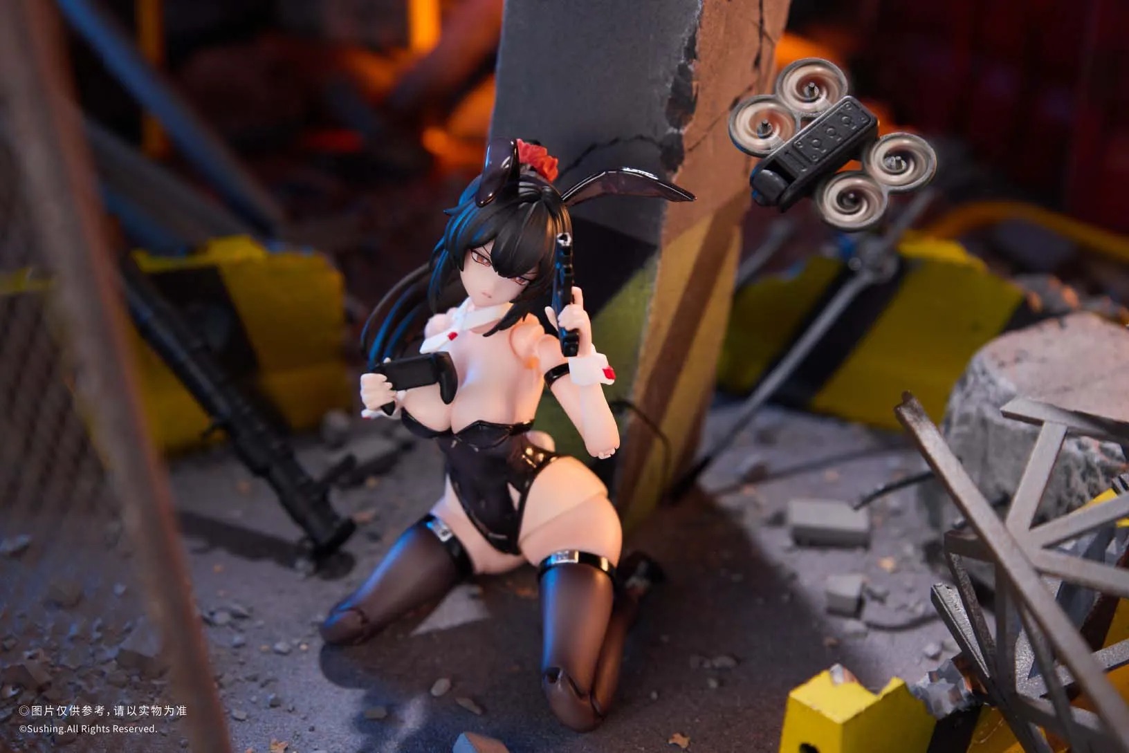 Action Figure 1/12 Bunny Rapid Action Squad Attacker Luna By Sushing