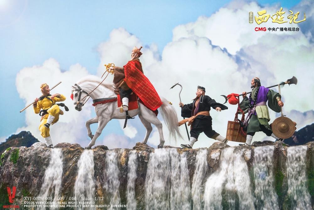 Action Figure 1/12 Complete Deluxe Set - Journey to the West (1986) 40th Anniversary Collector's Edition By Very Cool