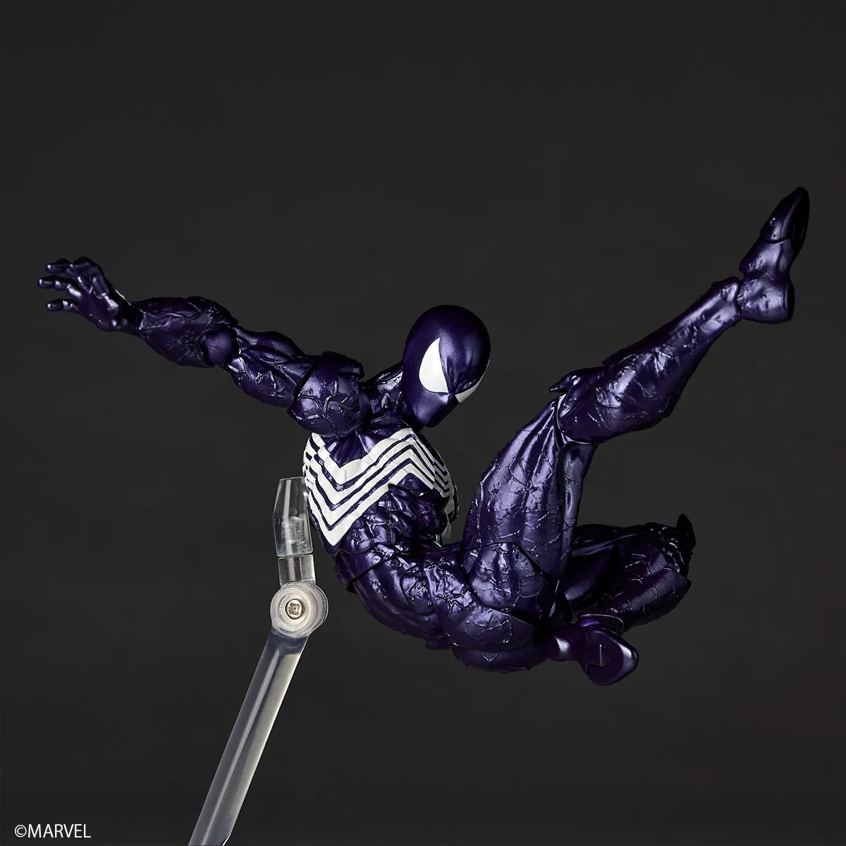 Revoltech Amazing Yamaguchi Action Figure Symbiote Spider-Man - Purple Ver. Spider-Man By Kaiyodo