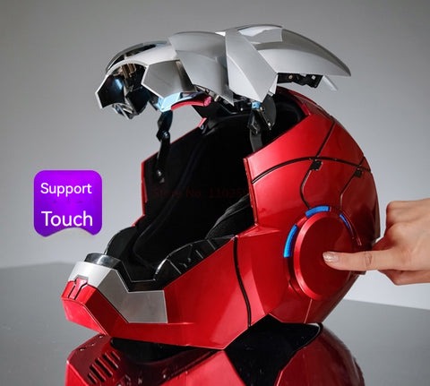 [READY STOCK LIMITED ITEM] Life Size Scaled 1/1 Iron-Man MK5 5.0 opening electric helmet By Hammer